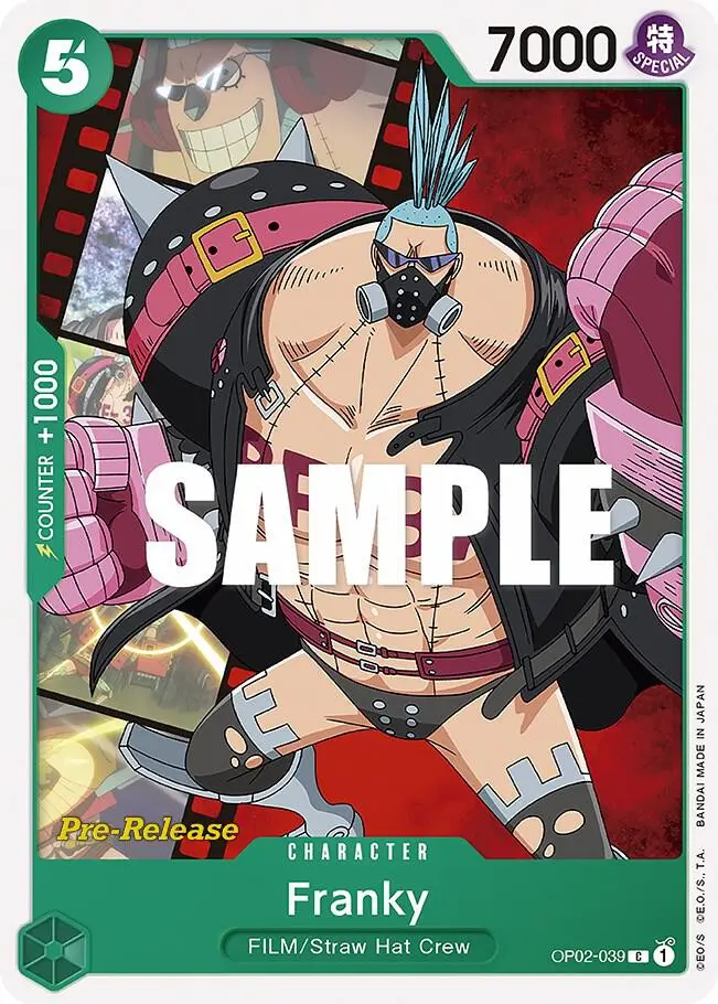 Franky, Paramount War Pre-Release Cards OP02-039