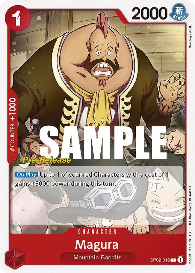 Magura, Paramount War Pre-Release Cards OP02-016