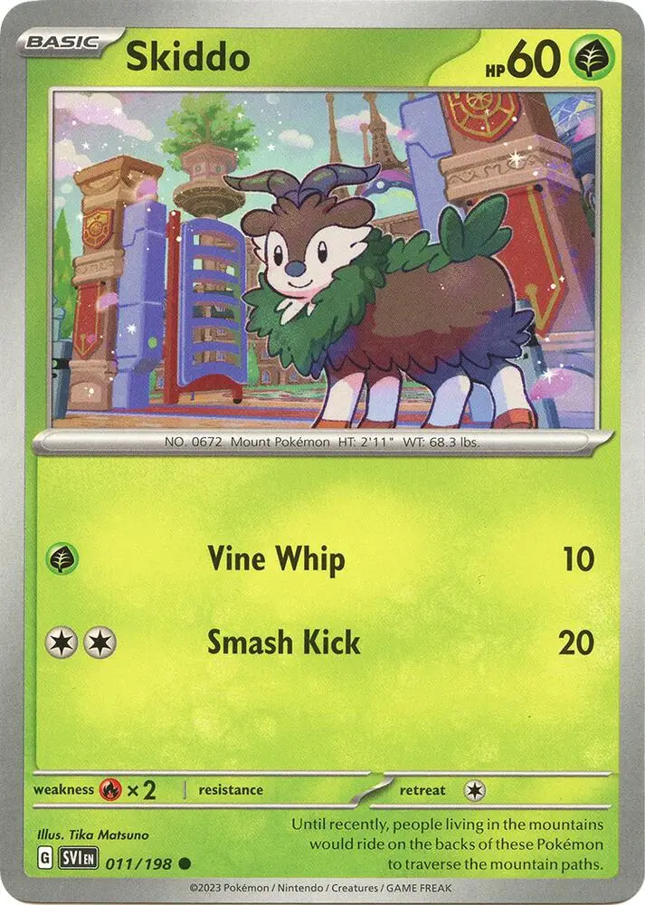 Skiddo, Scarlet & Violet 011/198