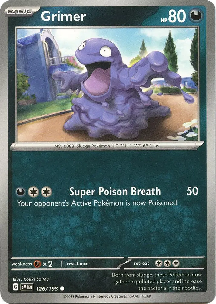 Grimer, Scarlet & Violet 126/198