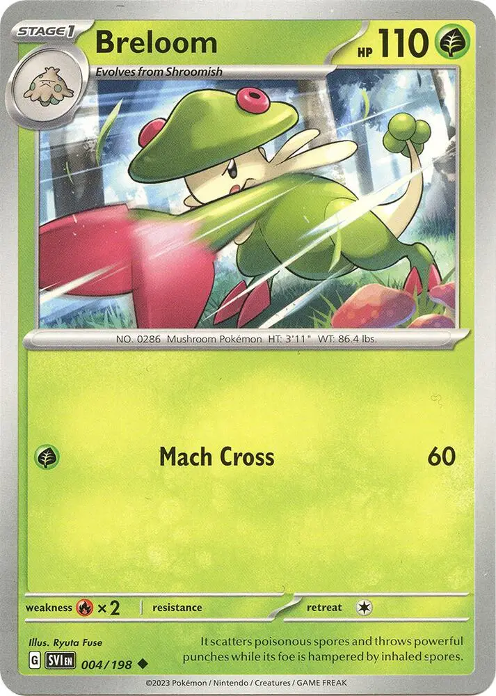 Breloom, Scarlet & Violet 004/198