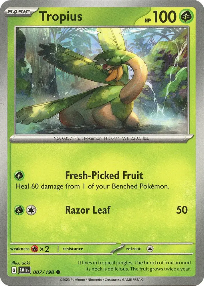 Tropius, Scarlet & Violet 007/198