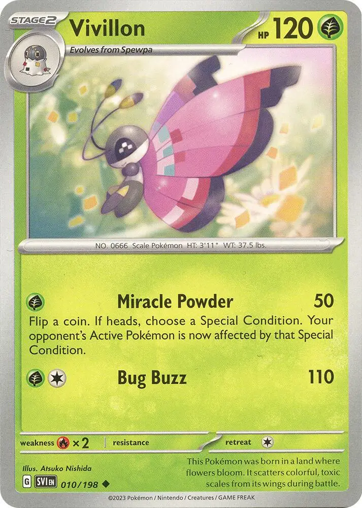 Vivillon, Scarlet & Violet 010/198