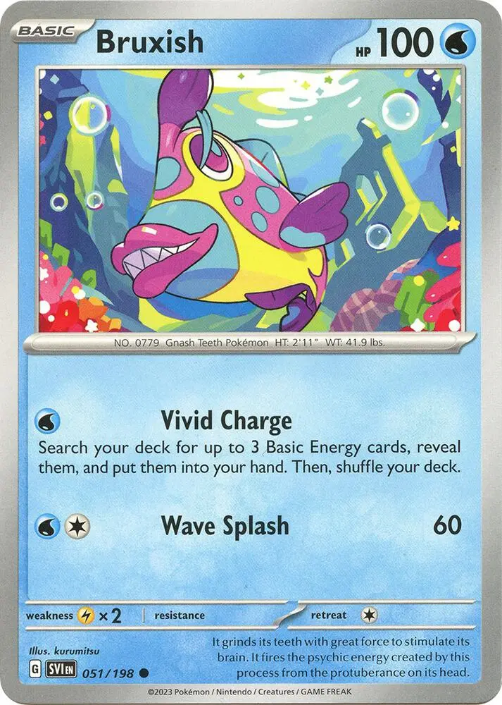 Bruxish, Scarlet & Violet 051/198