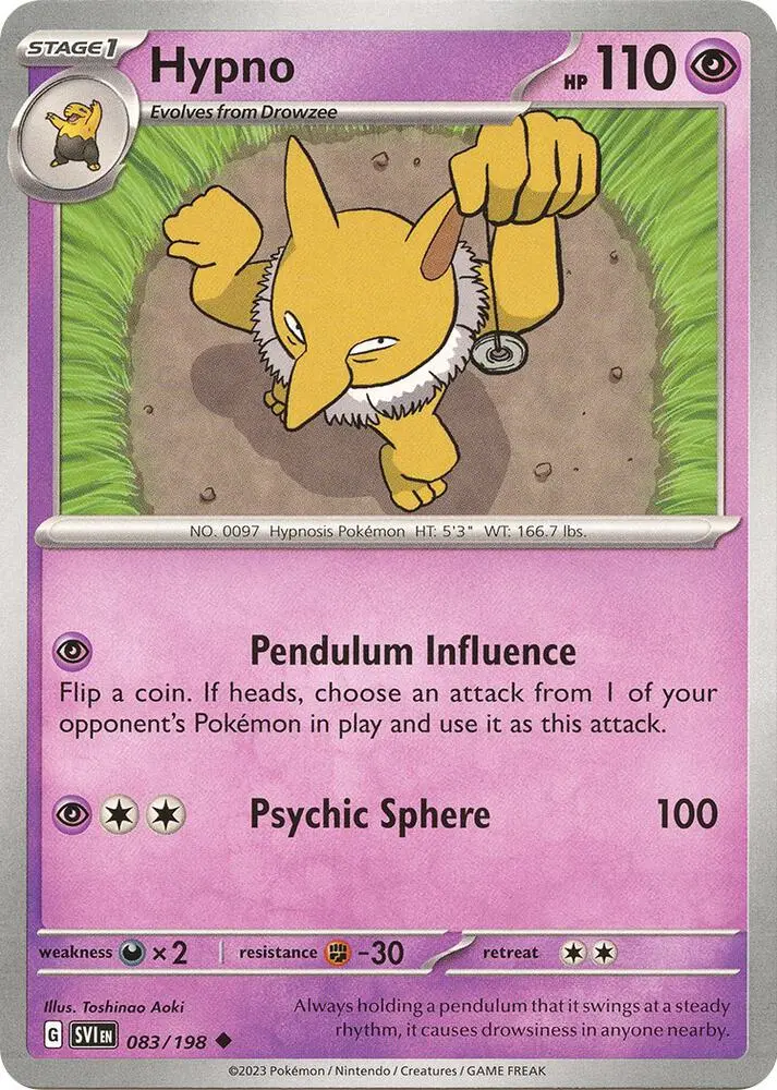 Hypno, Scarlet & Violet 083/198