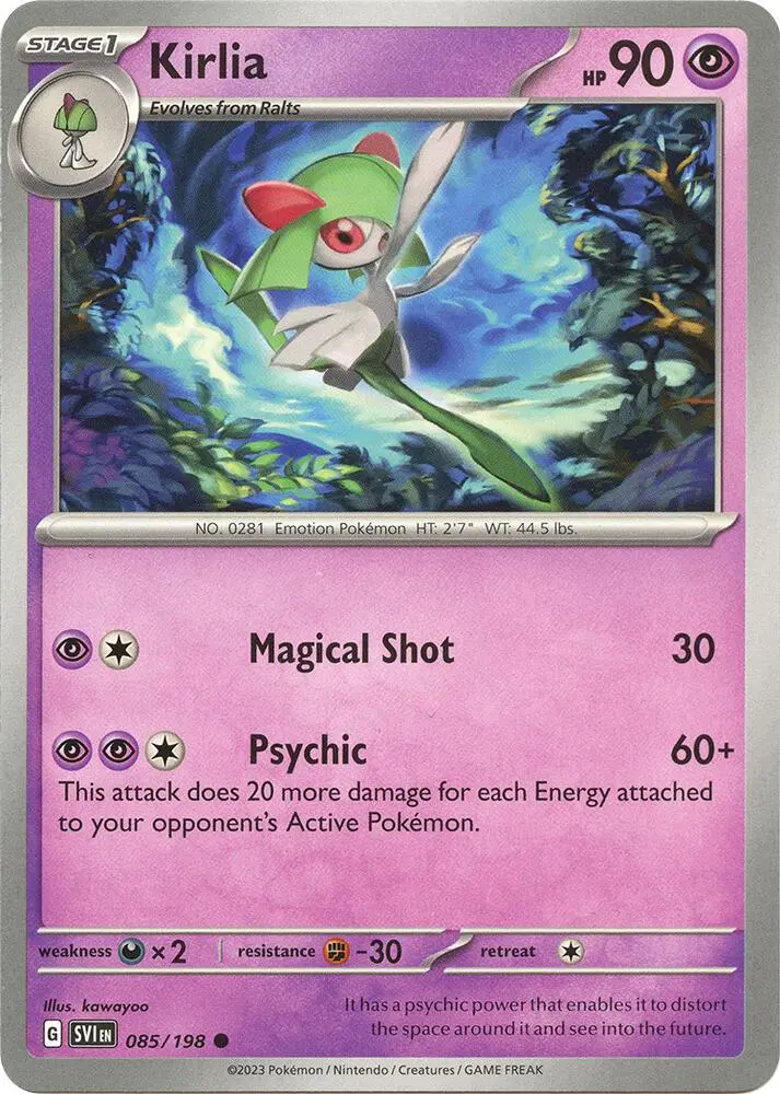 Kirlia, Scarlet & Violet 085/198