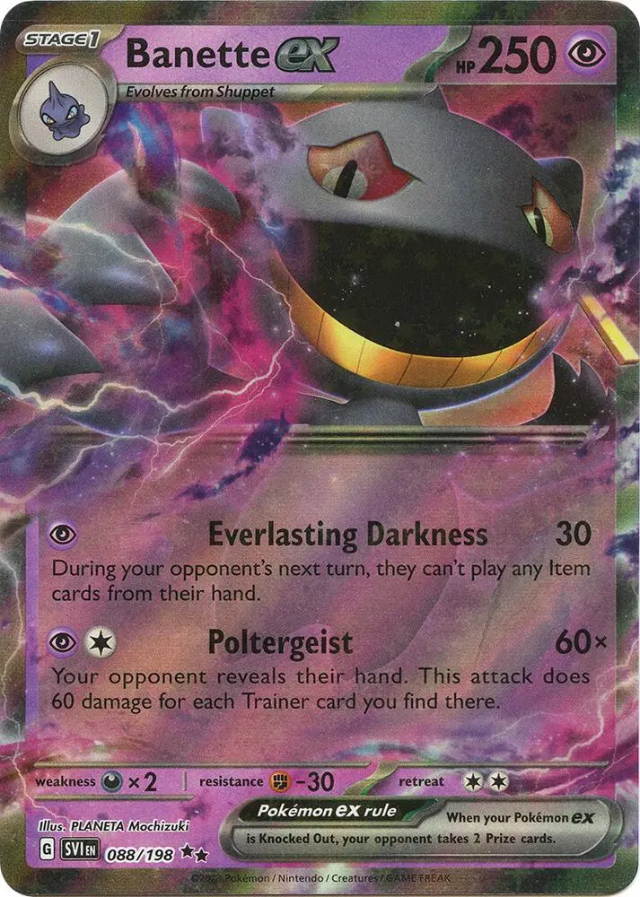 Banette ex, Scarlet & Violet 088/198