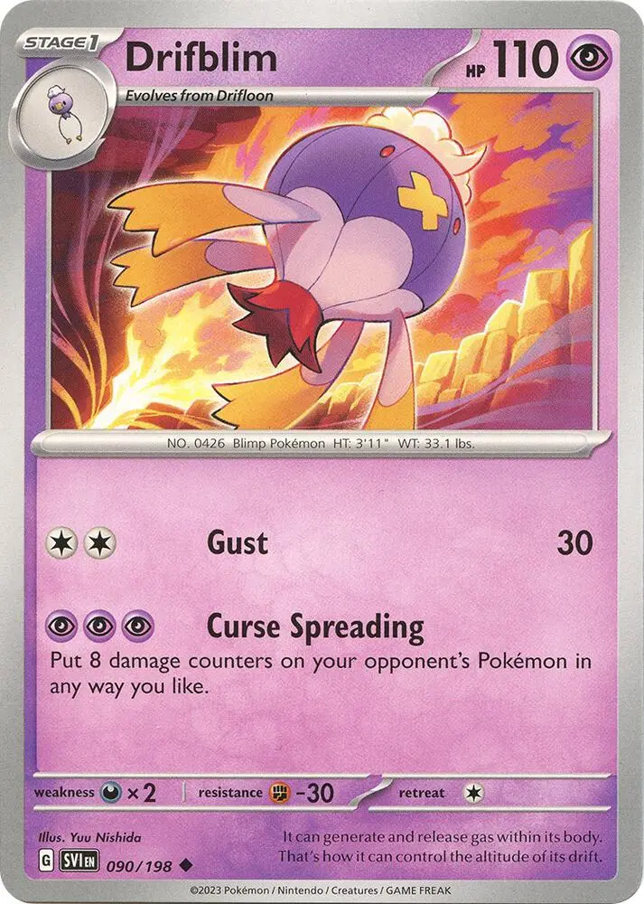 Drifblim, Scarlet & Violet 090/198