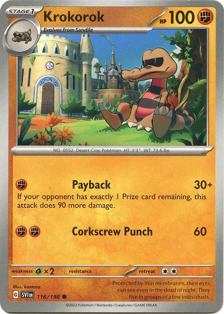 Krokorok, Scarlet & Violet 116/198