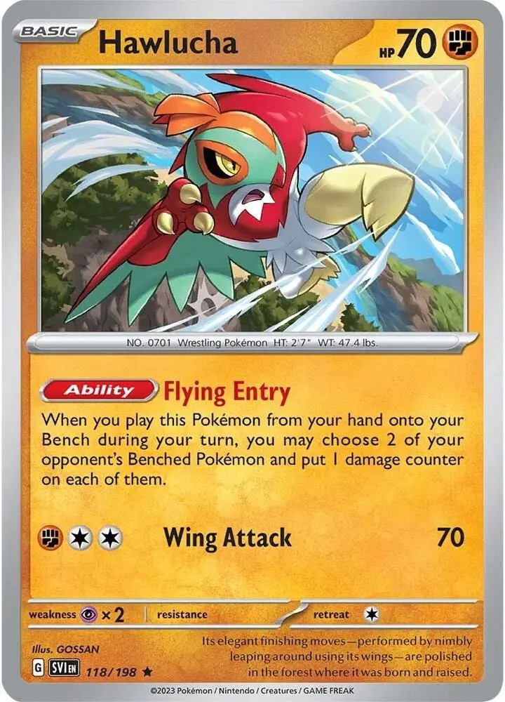 Hawlucha, Scarlet & Violet 118/198