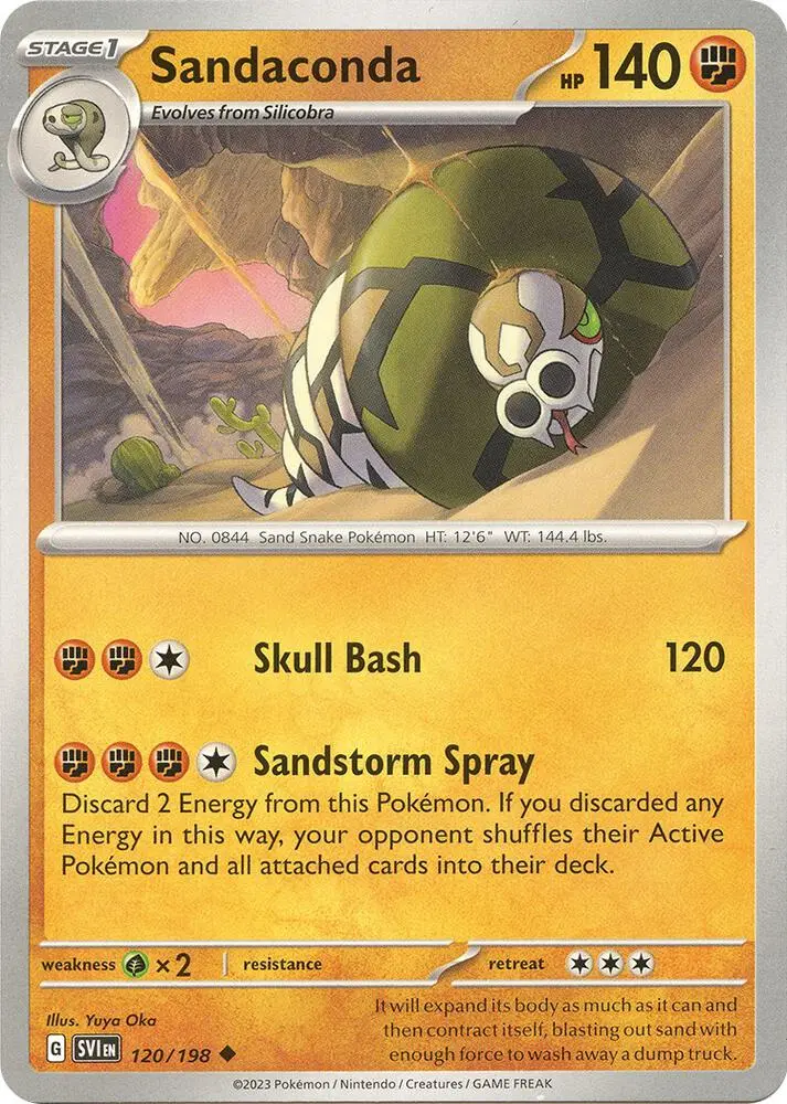 Sandaconda, Scarlet & Violet 120/198