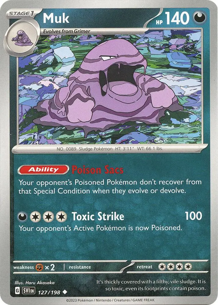 Muk, Scarlet & Violet 127/198