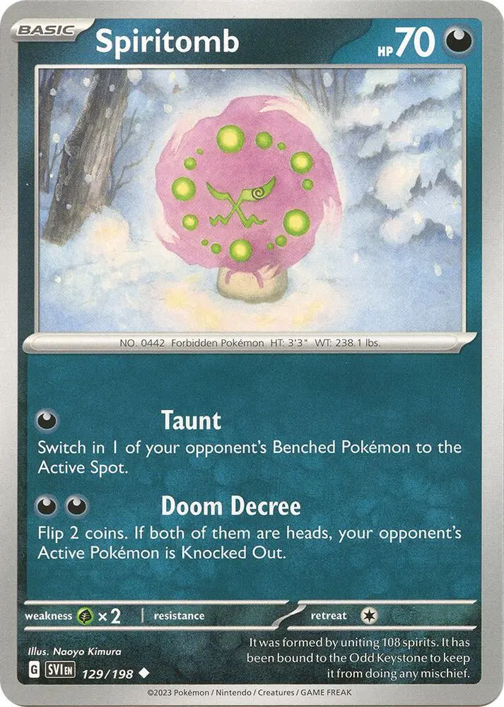 Spiritomb, Scarlet & Violet 129/198