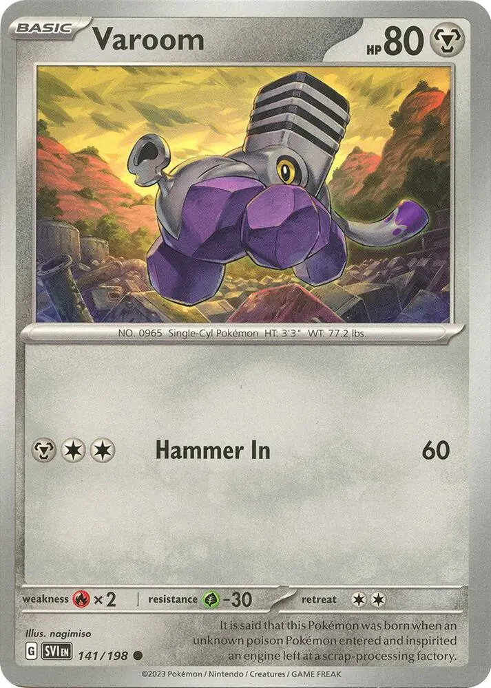 Varoom, Scarlet & Violet 141/198