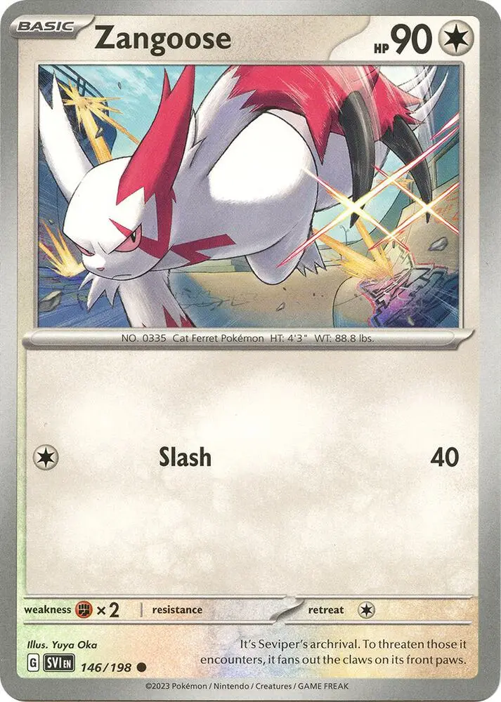 Zangoose, Scarlet & Violet 146/198