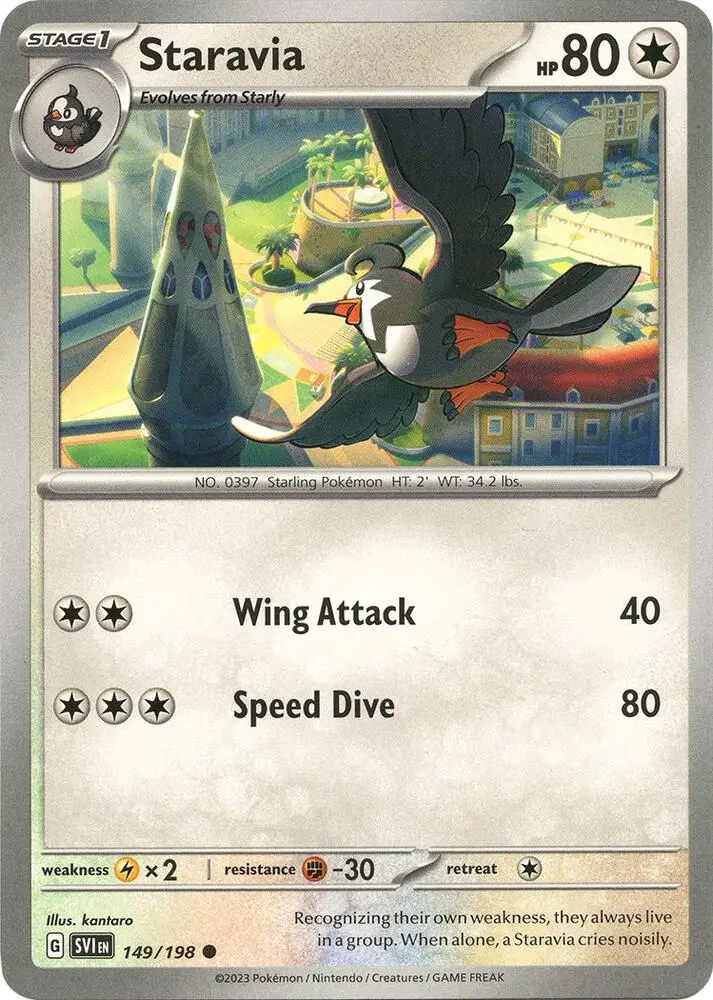 Staravia, Scarlet & Violet 149/198