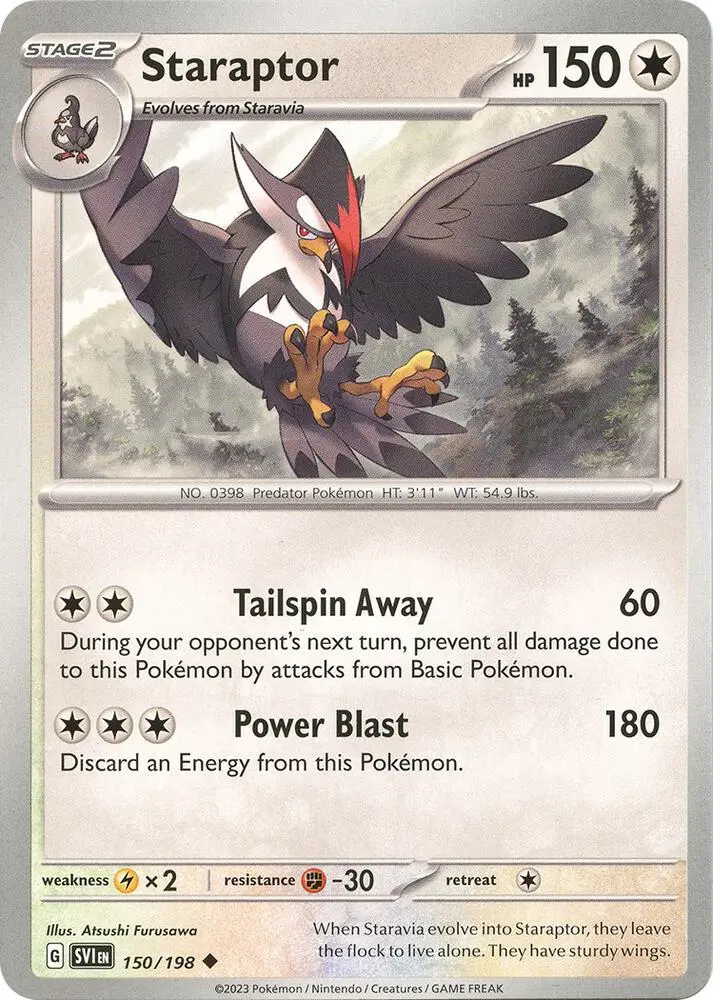Staraptor, Scarlet & Violet 150/198