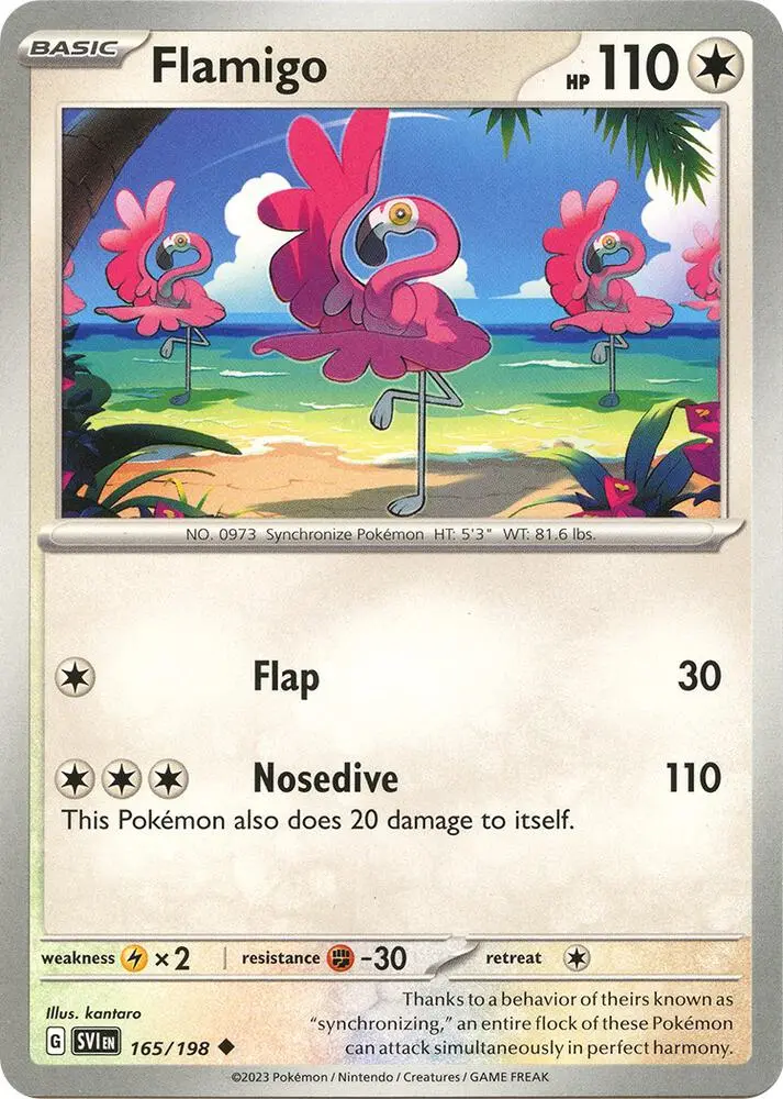 Flamigo, Scarlet & Violet 165/198