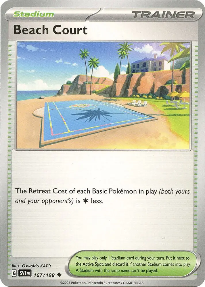 Beach Court, Scarlet & Violet 167/198