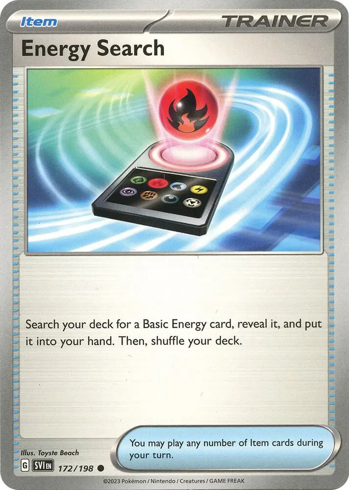 Energy Search, Scarlet & Violet 172/198