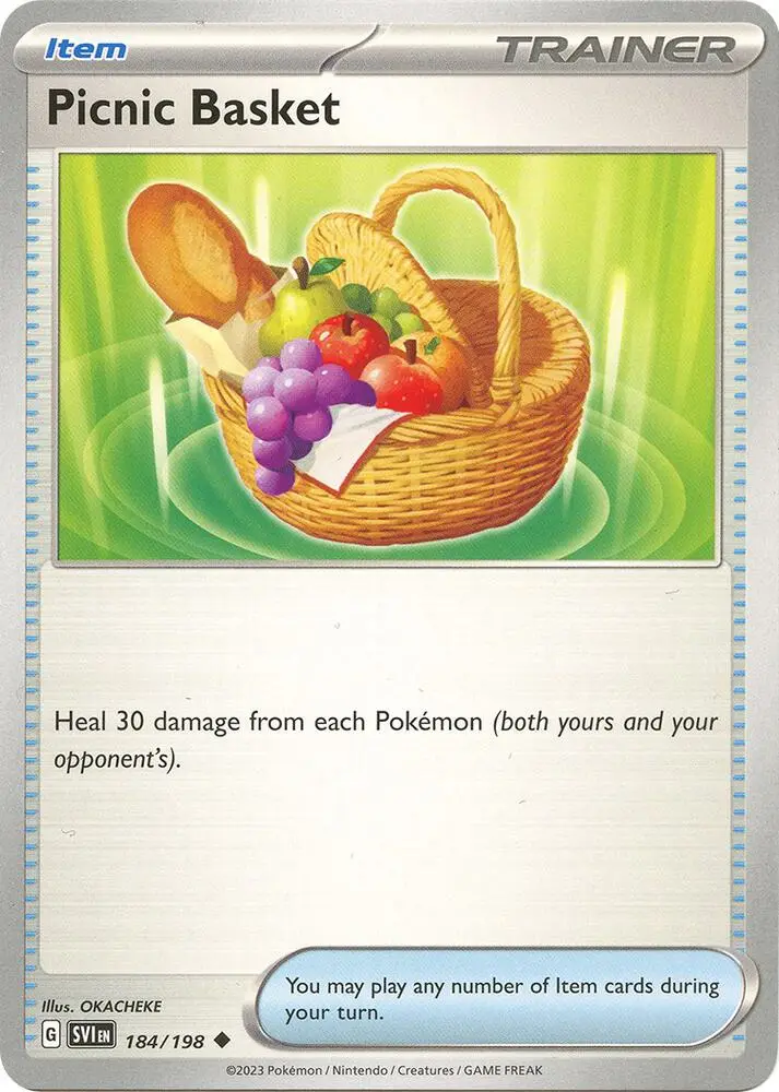 Picnic Basket, Scarlet & Violet 184/198