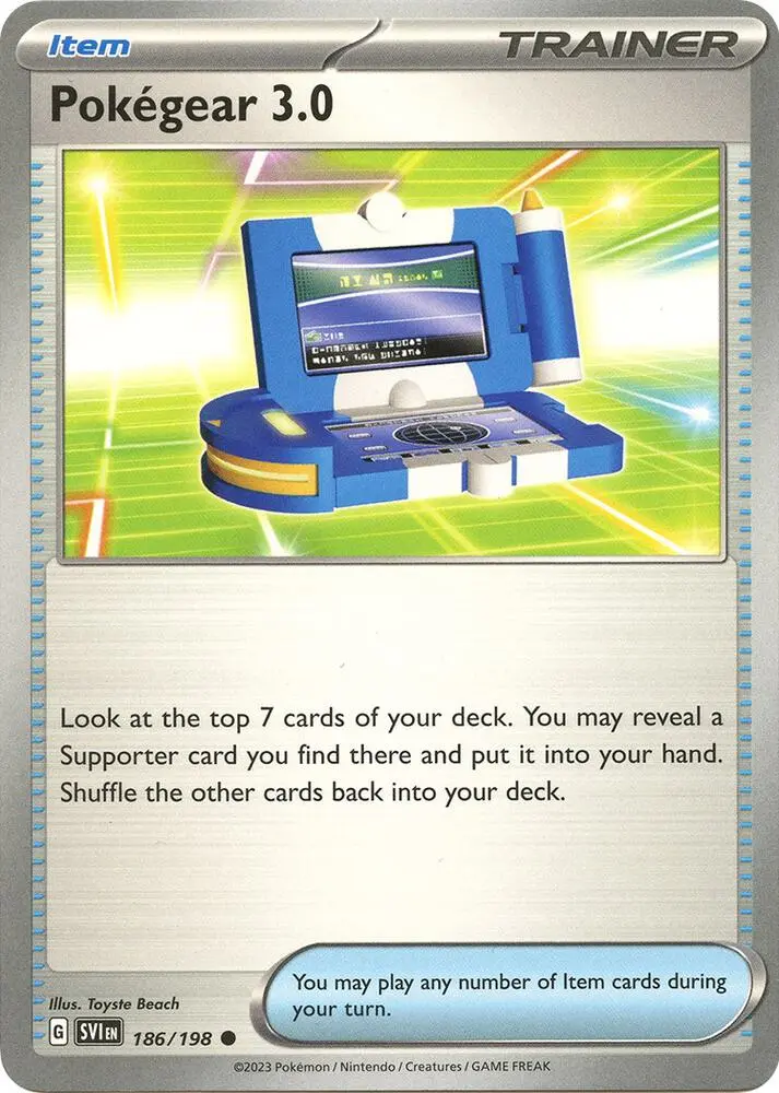 Pokégear 3.0, Scarlet & Violet 186/198