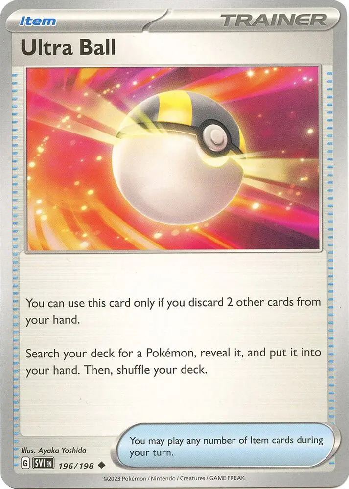 Ultra Ball, Scarlet & Violet 196/198