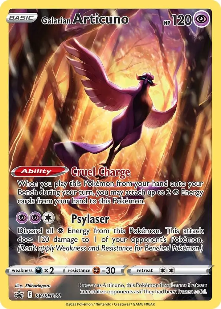 Galarian Articuno, SWSH Black Star Promos SWSH282/307