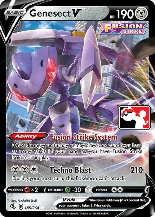 Genesect V, Prize Pack Series Cards 185/264