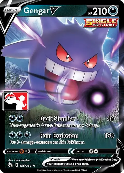 Gengar V, Prize Pack Series Cards 156/264