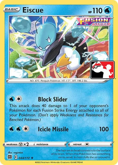 Eiscue, Prize Pack Series Cards 044/172