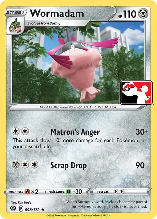 Wormadam, Prize Pack Series Cards 098/172