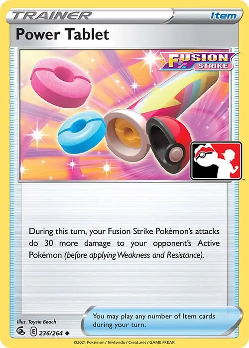 Power Tablet, Prize Pack Series Cards 236/264