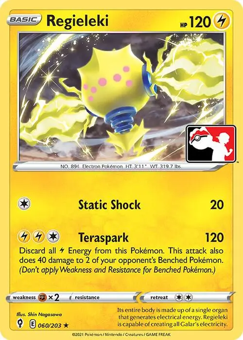 Regieleki, Prize Pack Series Cards 060/203