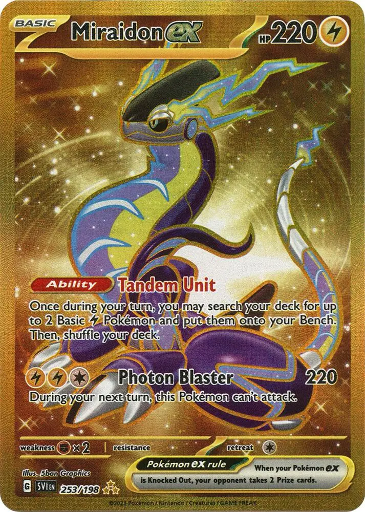 Miraidon ex, Scarlet & Violet 253/198
