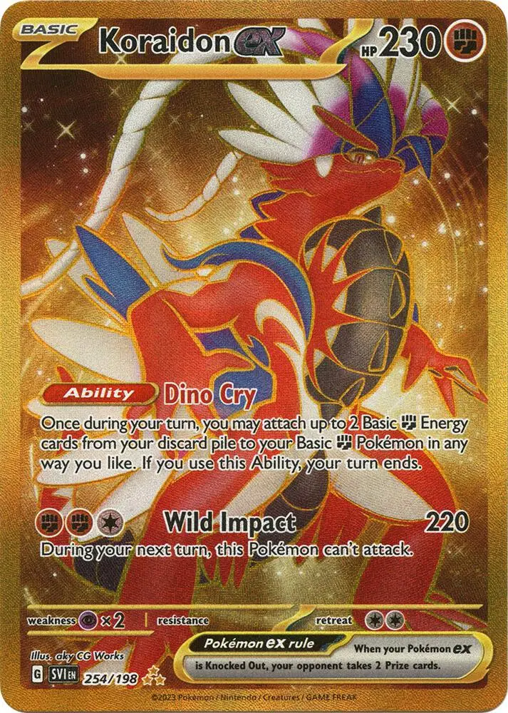 Koraidon ex, Scarlet & Violet 254/198