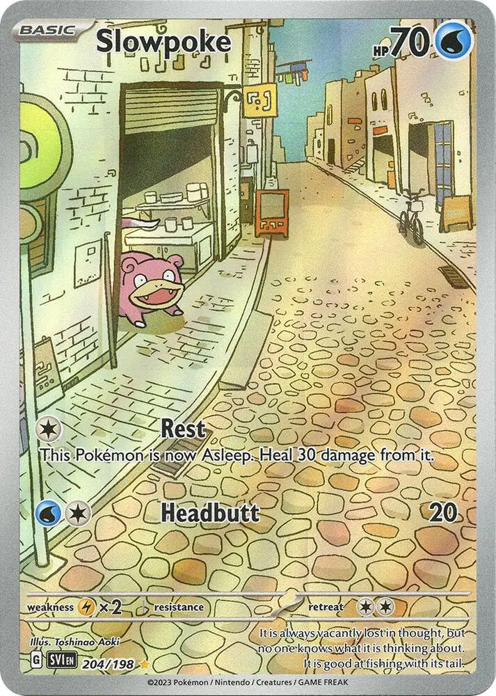 Slowpoke, Scarlet & Violet 204/198