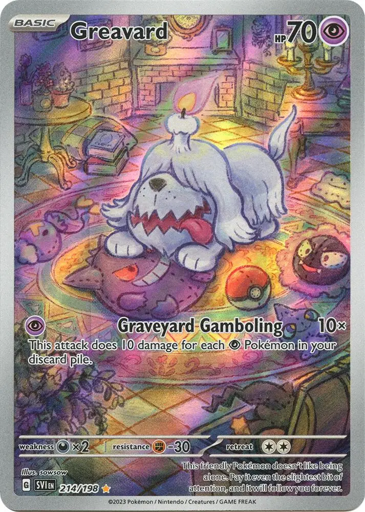 Greavard, Scarlet & Violet 214/198
