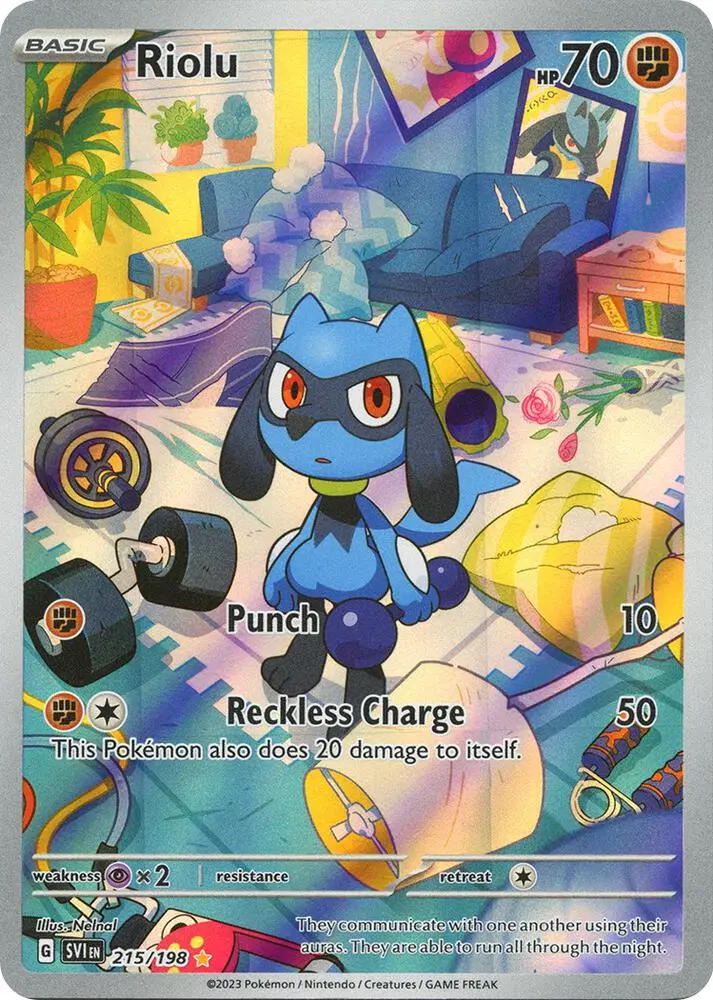 Riolu, Scarlet & Violet 215/198