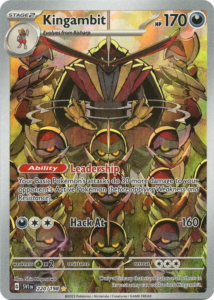 Kingambit, Scarlet & Violet 220/198