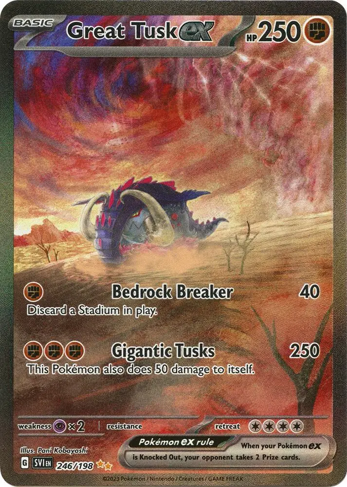 Great Tusk ex, Scarlet & Violet 246/198