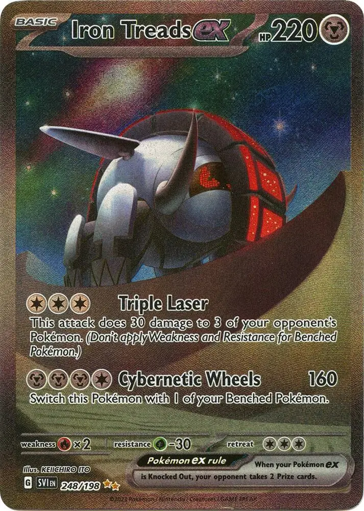 Iron Treads ex, Scarlet & Violet 248/198