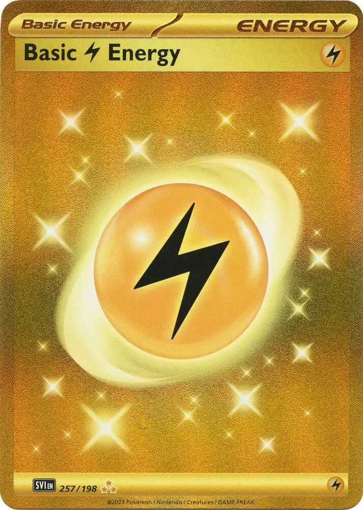 Basic Lightning Energy, Scarlet & Violet 257/198