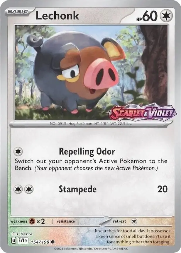 Lechonk (Pokemon Center Exclusive), Miscellaneous Cards & Products 155/198