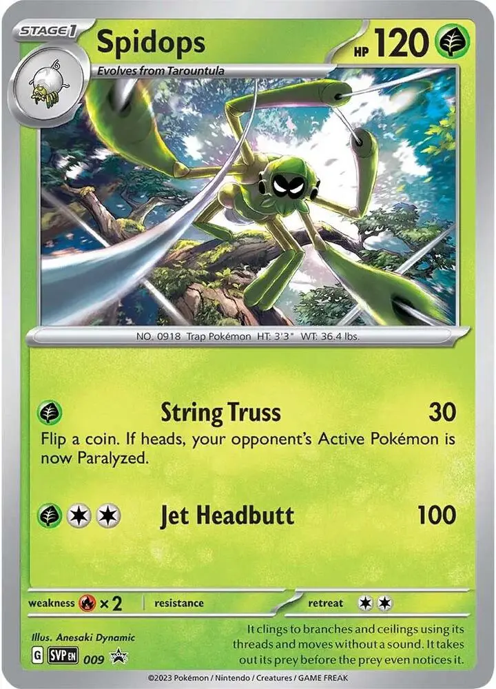 Spidops, SVP Black Star Promos 009/225