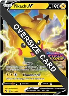 Pikachu V, Jumbo cards 043/185