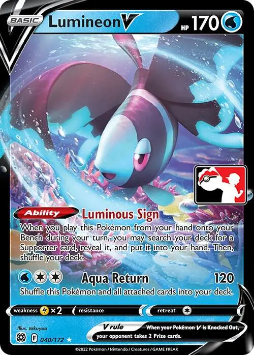 Lumineon V, Prize Pack Series Cards 040/172