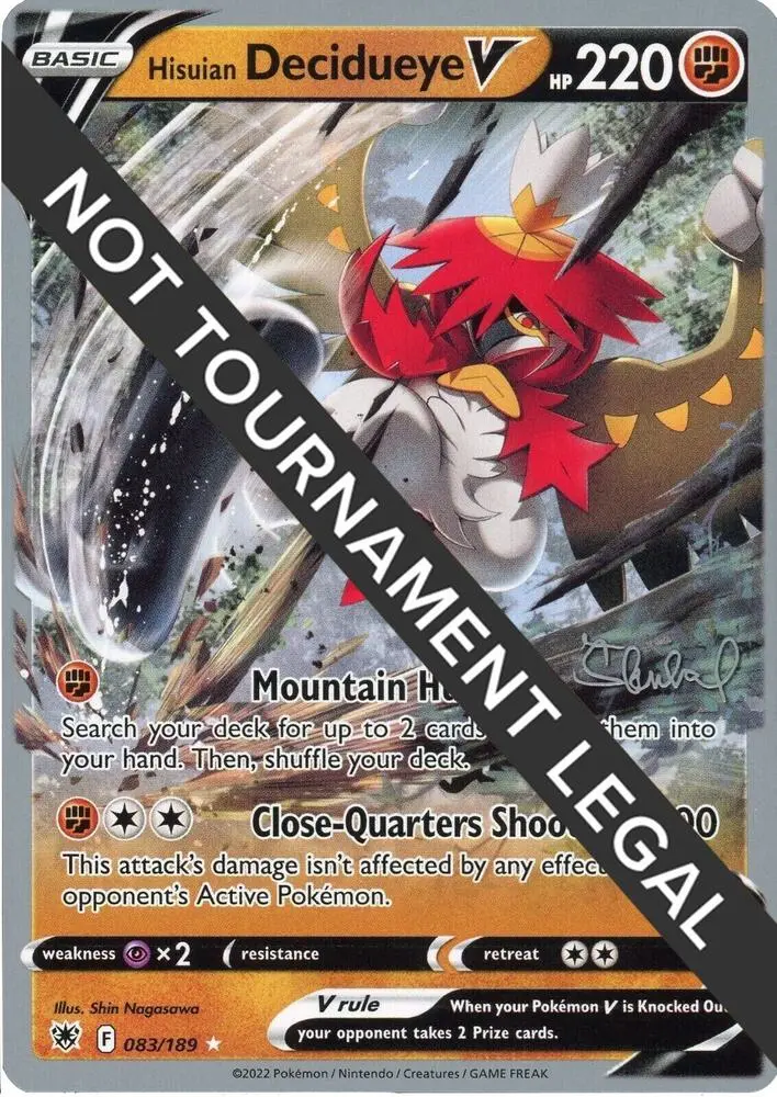 Hisuian Decidueye V, World Championship Decks 083/189