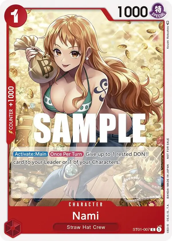 Nami (Tournament Pack Vol. 3 Participant), One Piece Promotion Cards ST01-007