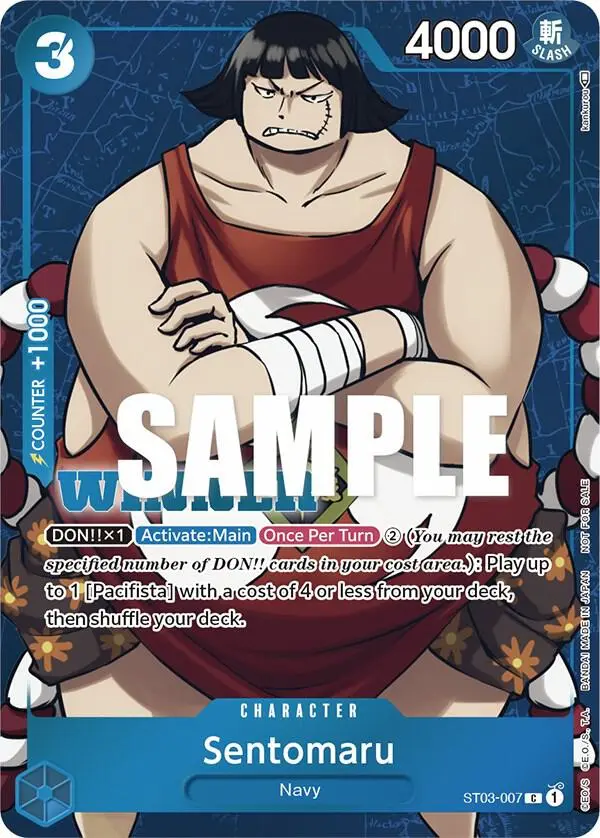 Sentomaru (Tournament Pack Vol. 3 Winner), One Piece Promotion Cards ST03-007